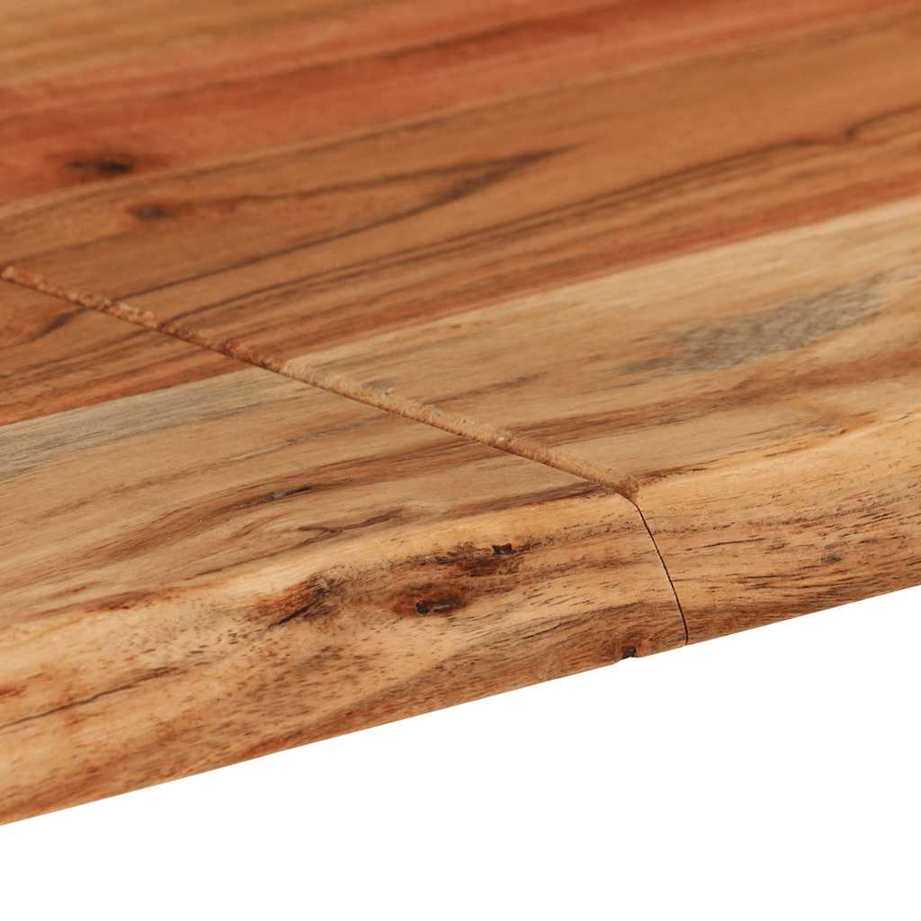 Mesa de jantar 140x70x76 cm madeira de acácia maciça