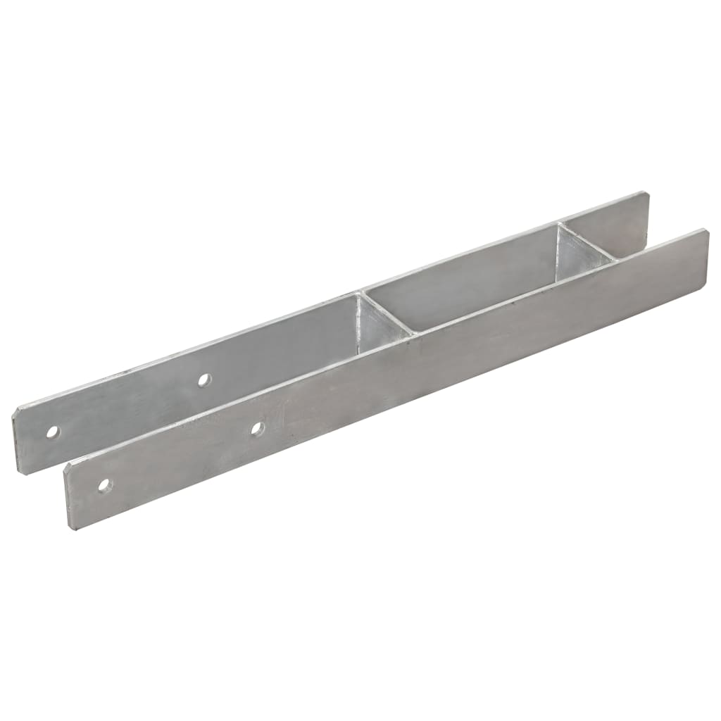 Âncoras de vedação 6 pcs 7x6x60 cm aço galvanizado prateado