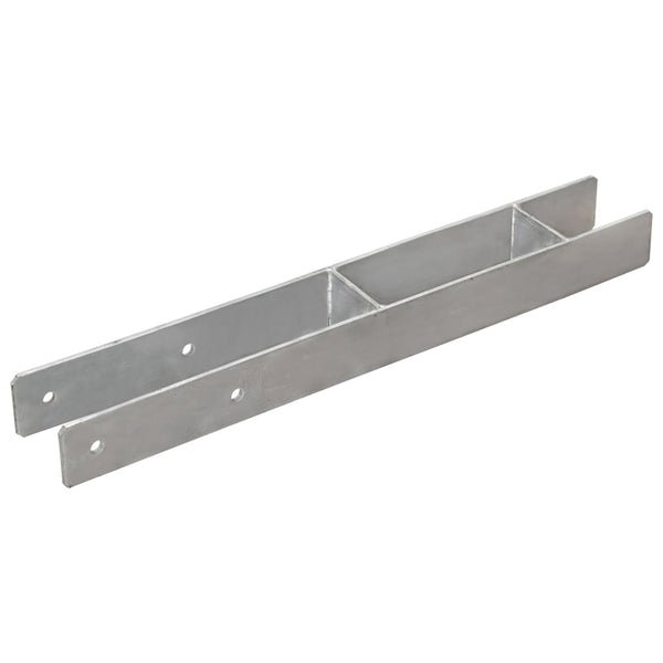 Âncoras de vedação 6 pcs 7x6x60 cm aço galvanizado prateado