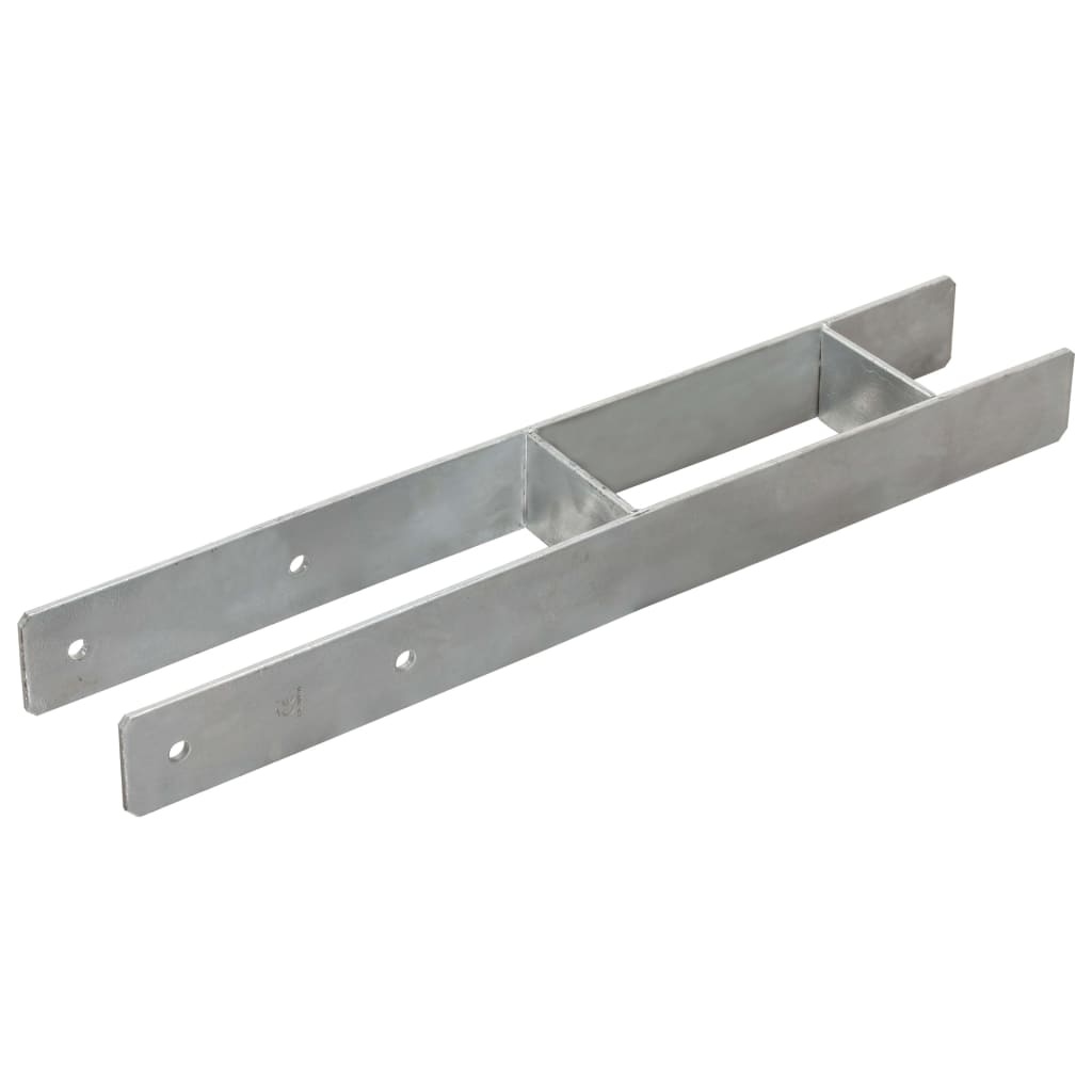 Âncoras de vedação 6 pcs 9x6x60 cm aço galvanizado prateado