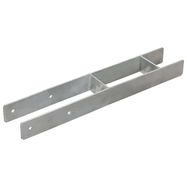 Âncoras de vedação 6 pcs 9x6x60 cm aço galvanizado prateado
