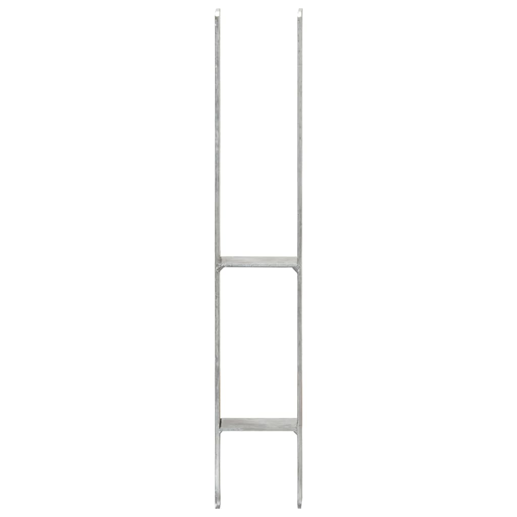 Âncoras de vedação 6 pcs 9x6x60 cm aço galvanizado prateado