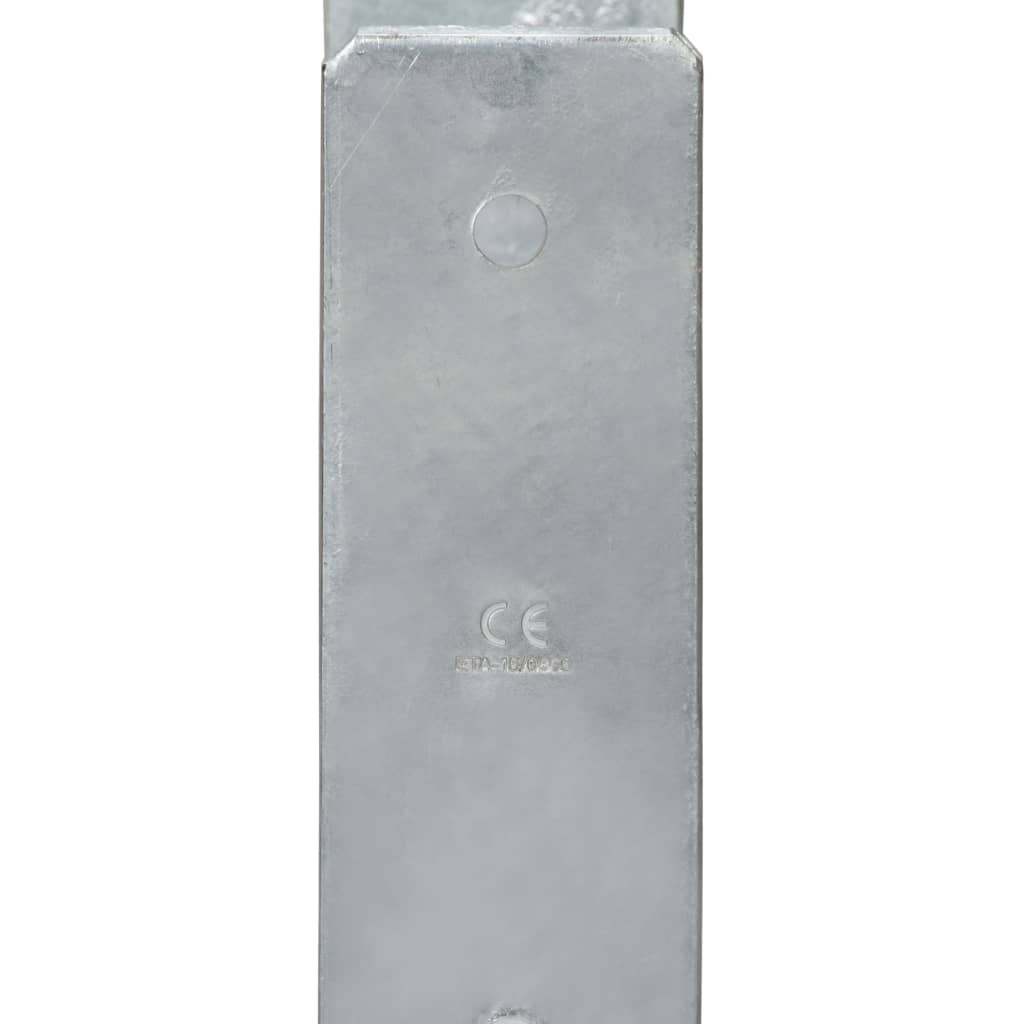 Âncoras de vedação 6 pcs 9x6x60 cm aço galvanizado prateado