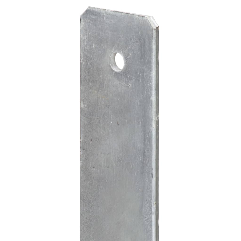 Âncoras de vedação 6 pcs 9x6x60 cm aço galvanizado prateado