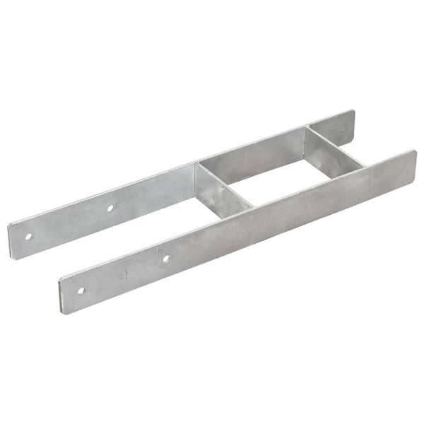 Âncoras de vedação 6 pcs 14x6x60 cm aço galvanizado prateado