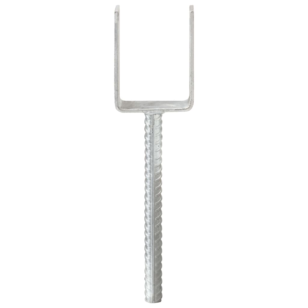 Âncoras de vedação 6 pcs 7x6x30 cm aço galvanizado prateado