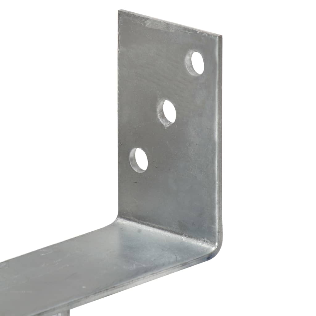 Âncoras de vedação 6 pcs 12x6x30 cm aço galvanizado prateado