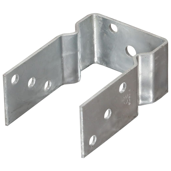 Âncoras de vedação 12 pcs 9x6x15 cm aço galvanizado prateado