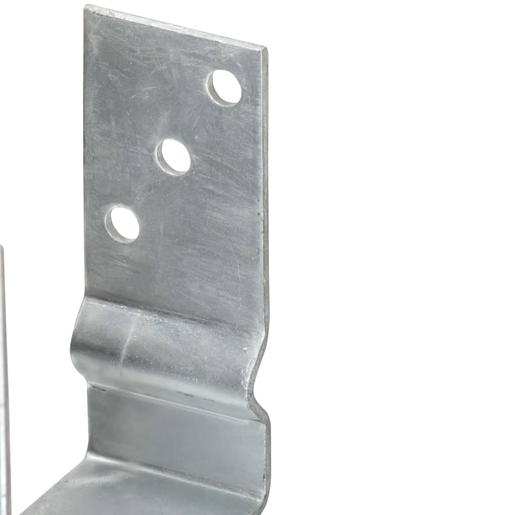 Âncoras de vedação 12 pcs 9x6x15 cm aço galvanizado prateado