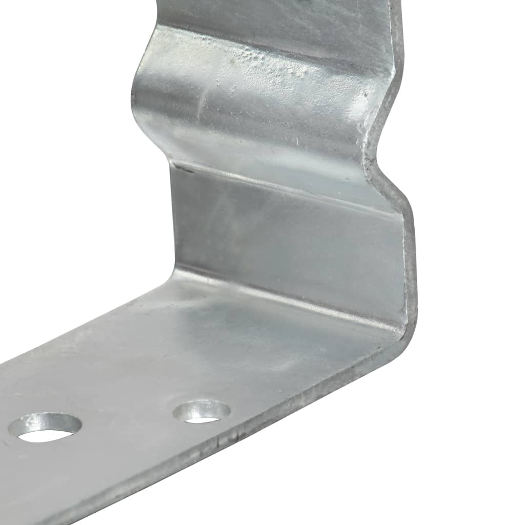Âncoras de vedação 12 pcs 9x6x15 cm aço galvanizado prateado