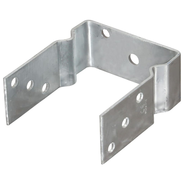 Âncoras de vedação 6 pcs 12x6x15 cm aço galvanizado prateado