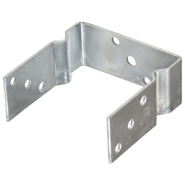 Âncoras de vedação 6 pcs 14x6x15 cm aço galvanizado prateado