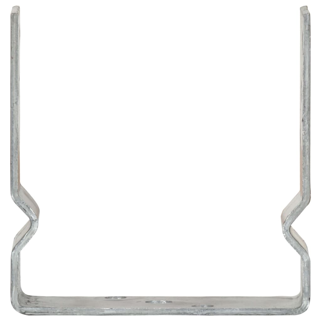 Âncoras de vedação 6 pcs 14x6x15 cm aço galvanizado prateado