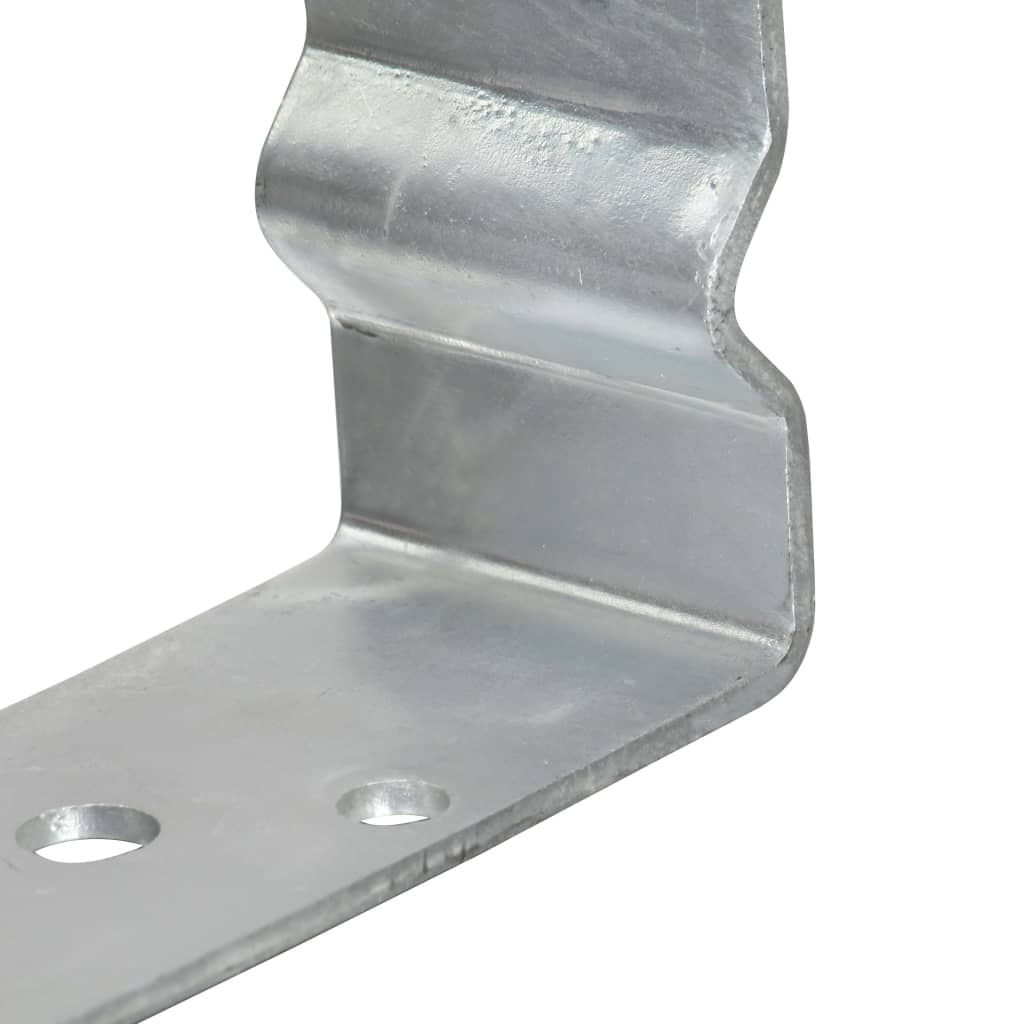 Âncoras de vedação 6 pcs 14x6x15 cm aço galvanizado prateado