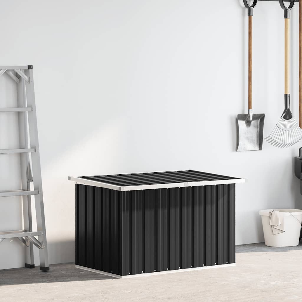 Caixa de arrumação para jardim 109x67x65 cm antracite