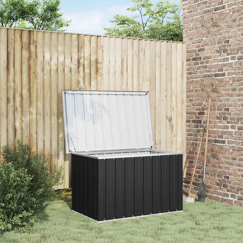 Caixa de arrumação para jardim 109x67x65 cm antracite