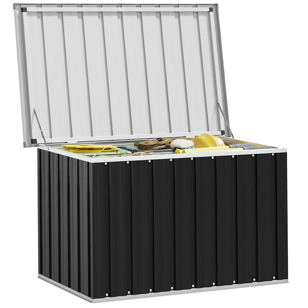 Caixa de arrumação para jardim 109x67x65 cm antracite