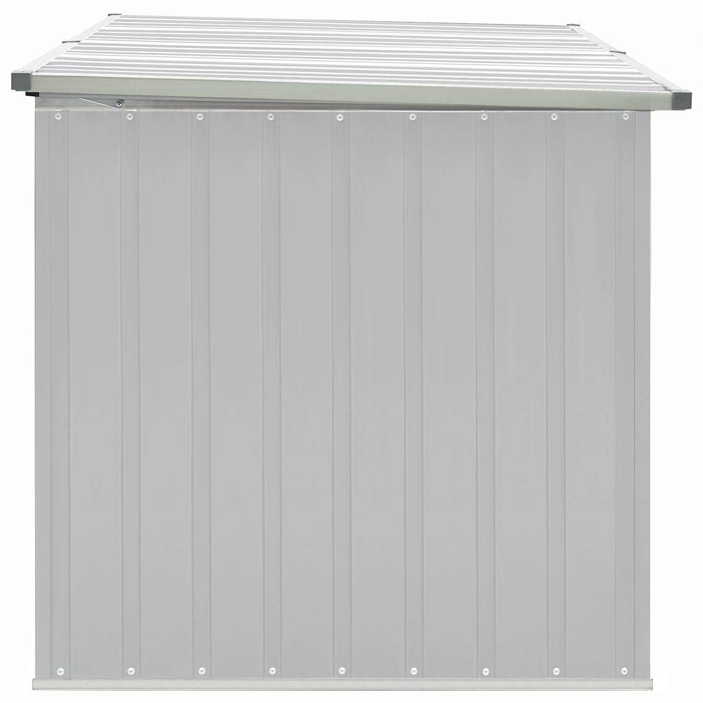 Caixa de arrumação para jardim 171x99x93 cm cinzento