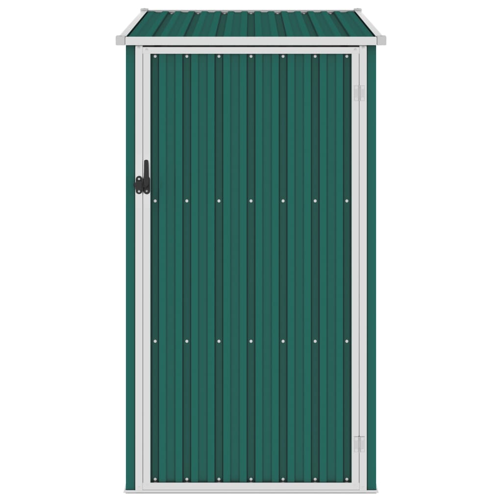 Abrigo de jardim 87x98x159 cm aço galvanizado verde