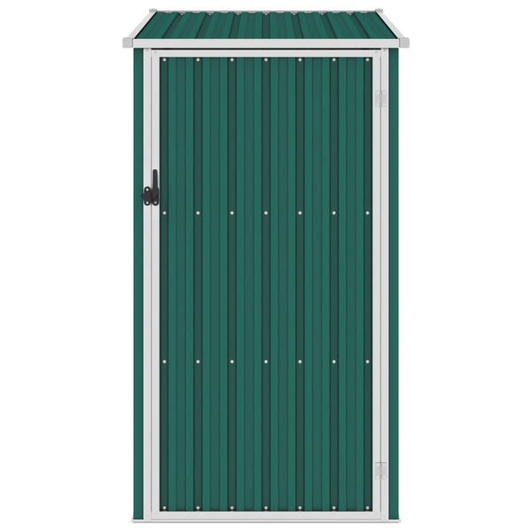 Abrigo de jardim 87x98x159 cm aço galvanizado verde