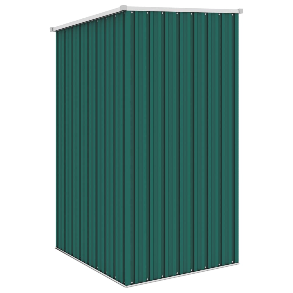 Abrigo de jardim 87x98x159 cm aço galvanizado verde