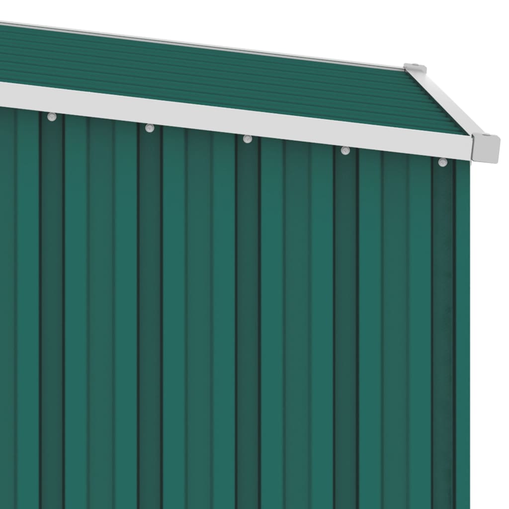 Abrigo de jardim 87x98x159 cm aço galvanizado verde