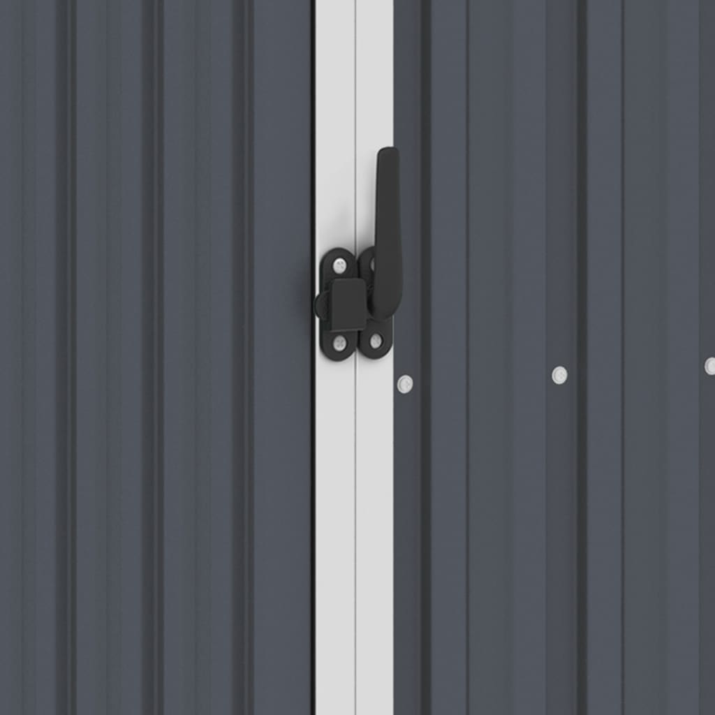 Abrigo de jardim 87x98x159 cm aço galvanizado antracite
