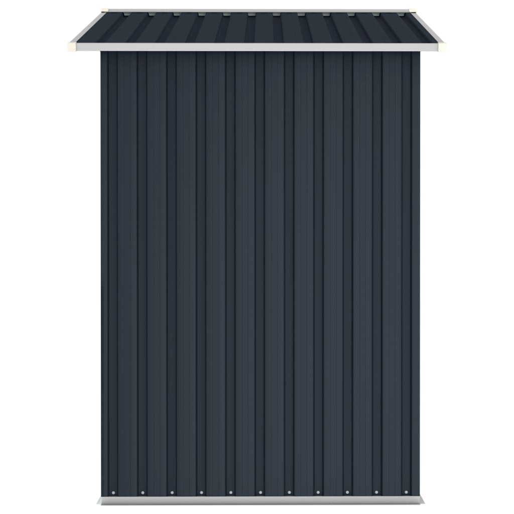 Abrigo de jardim 205x129x183 cm aço galvanizado antracite