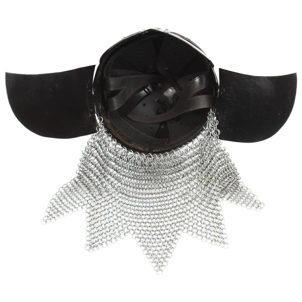 Capacete soldado Viking réplica LARP aço cobre