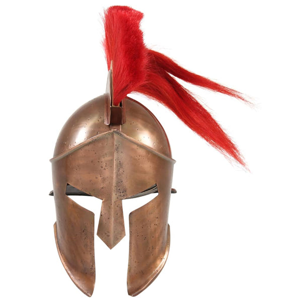 Capacete de soldado grego réplica LARP aço cor cobre