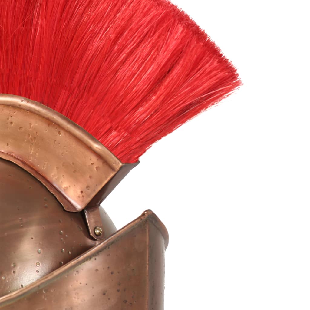Capacete de soldado grego réplica LARP aço cor cobre