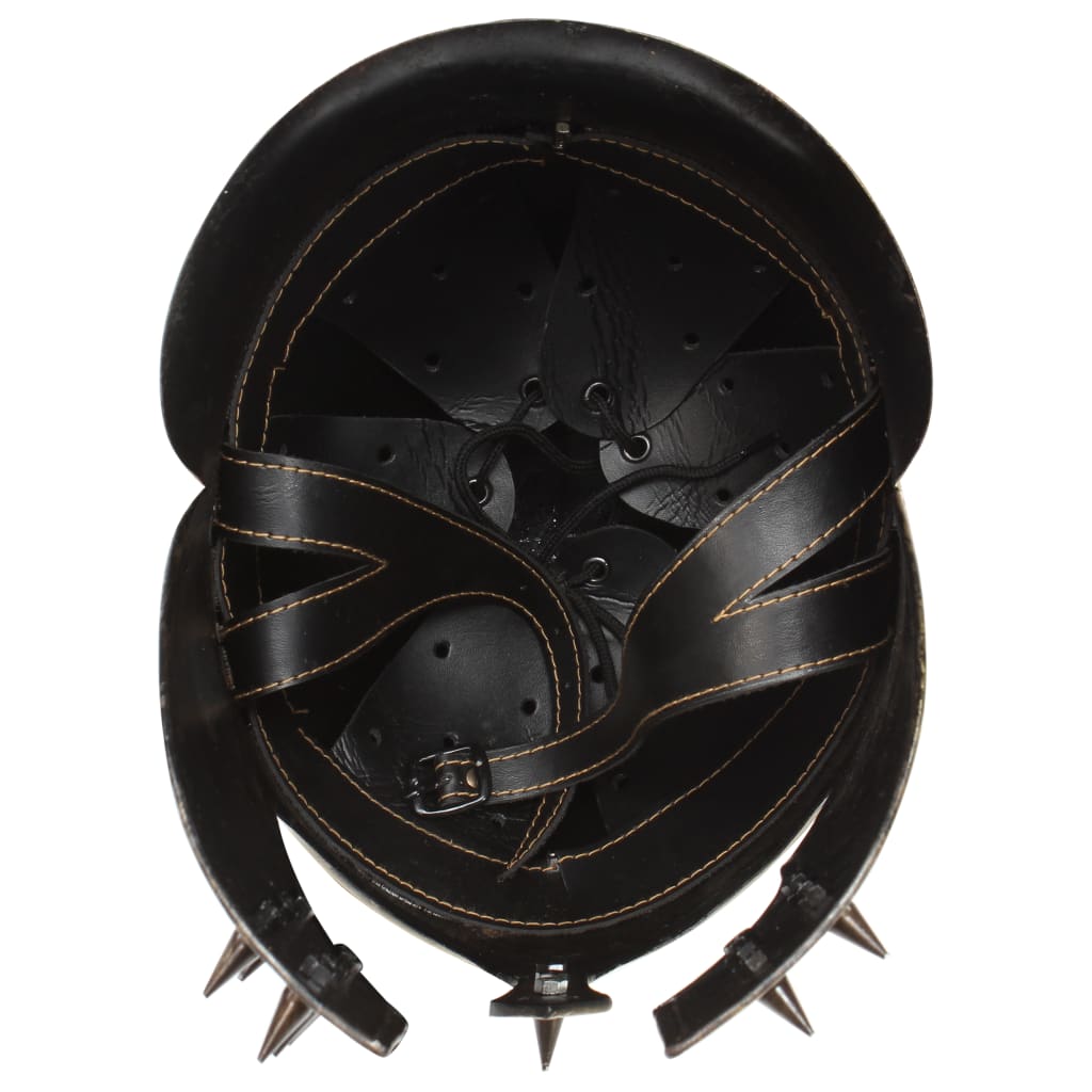 Capacete de soldado grego réplica LARP aço bronze