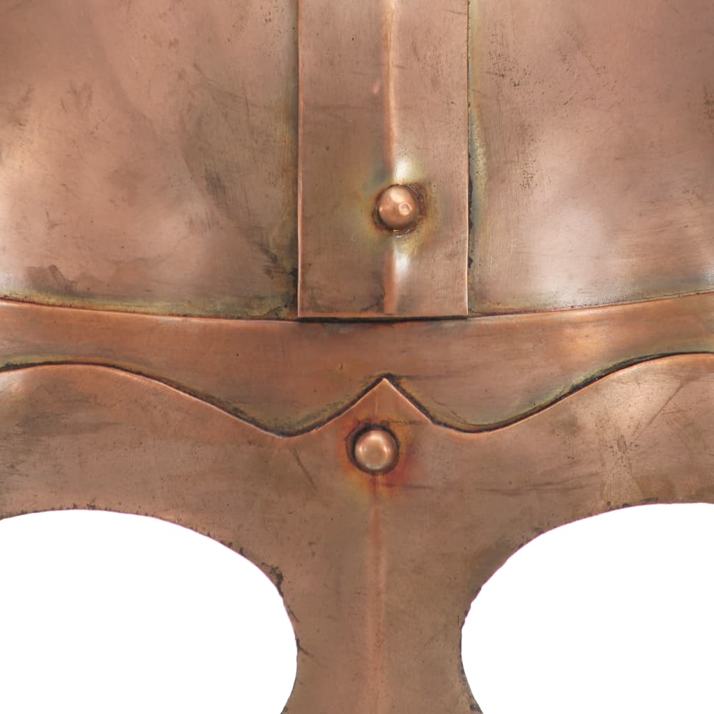 Capacete soldado viking réplica LARP aço cobre