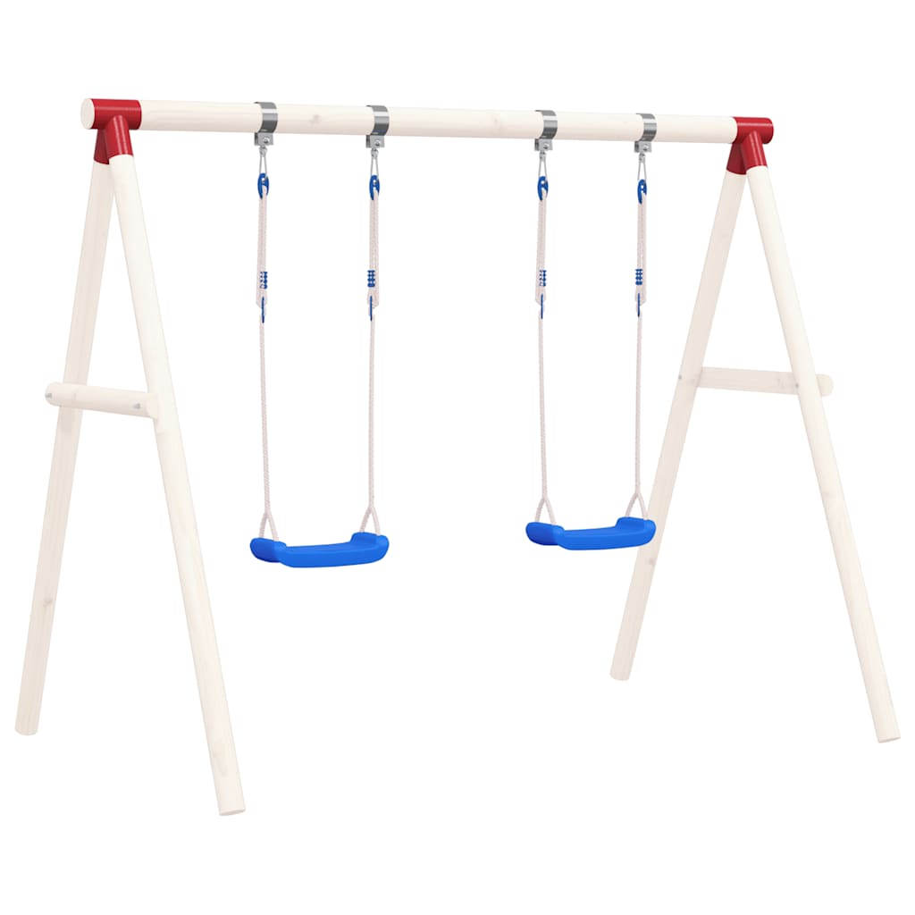 Assentos de baloiço com cordas 2 pcs 38x16 cm polietileno azul