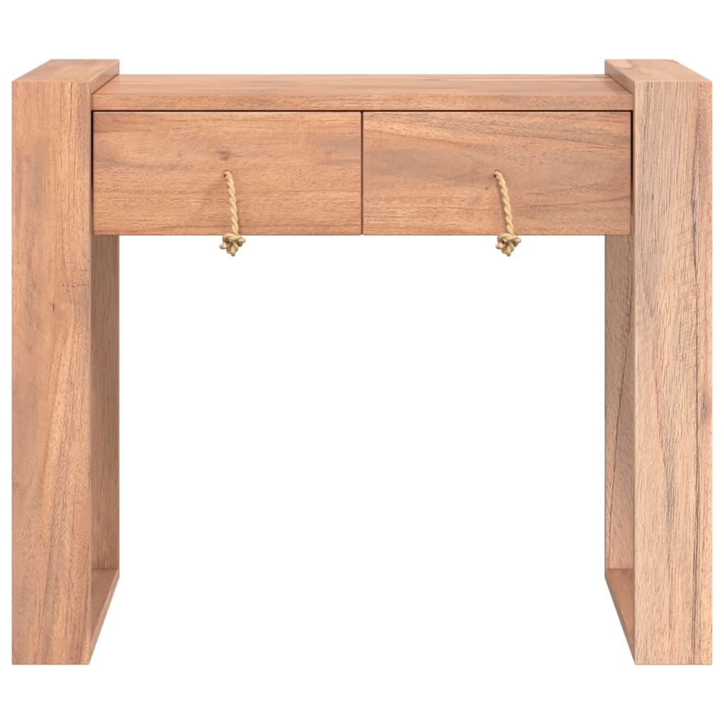 Mesa consola 90x35x75 cm madeira de teca maciça