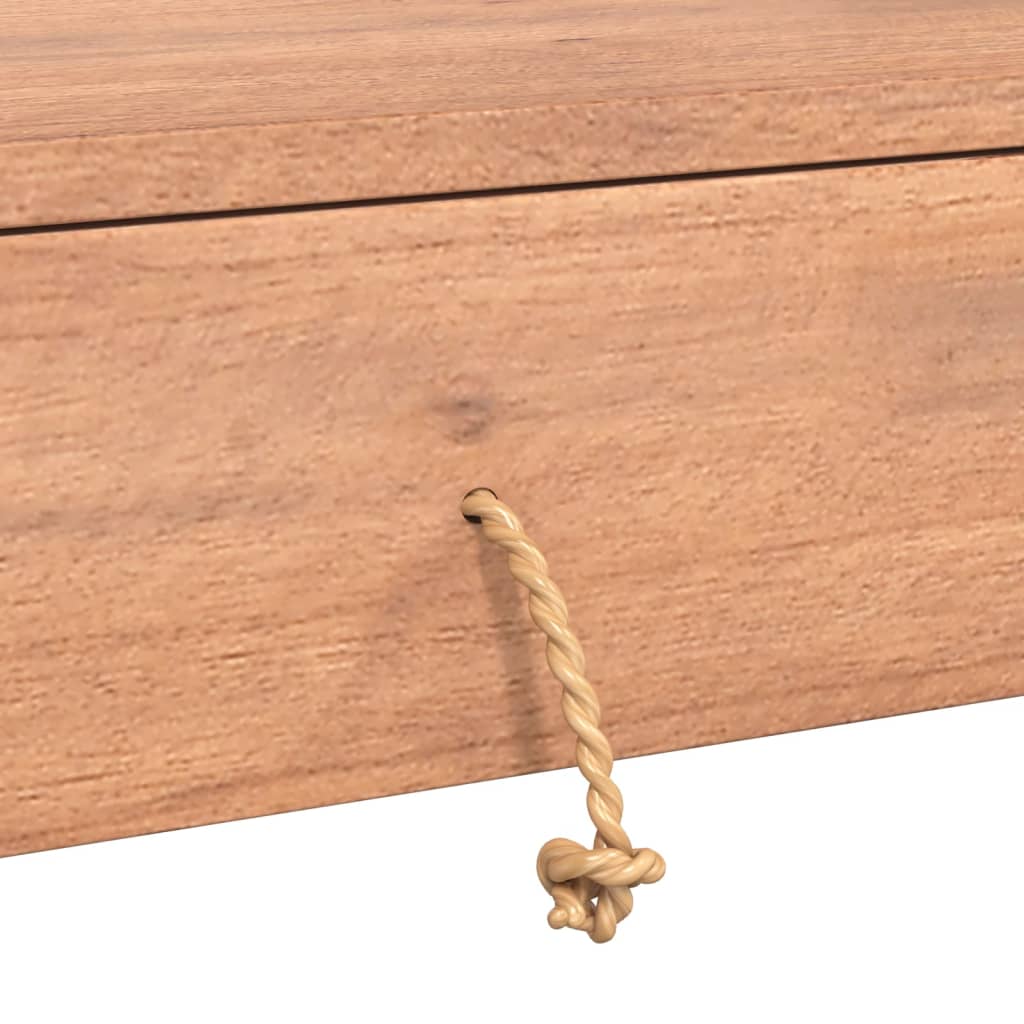 Mesa consola 90x35x75 cm madeira de teca maciça