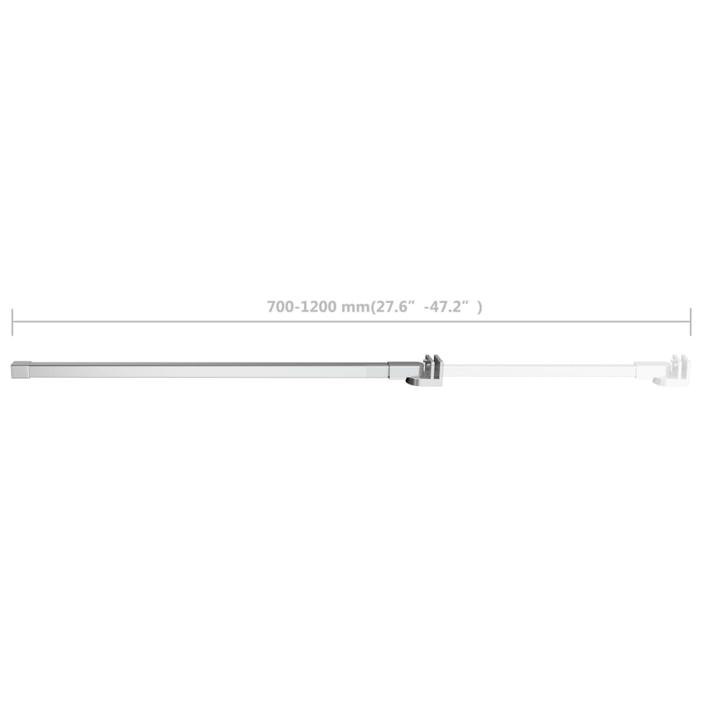 Braço de apoio para cabine de duche aço inoxidável 70-120 cm