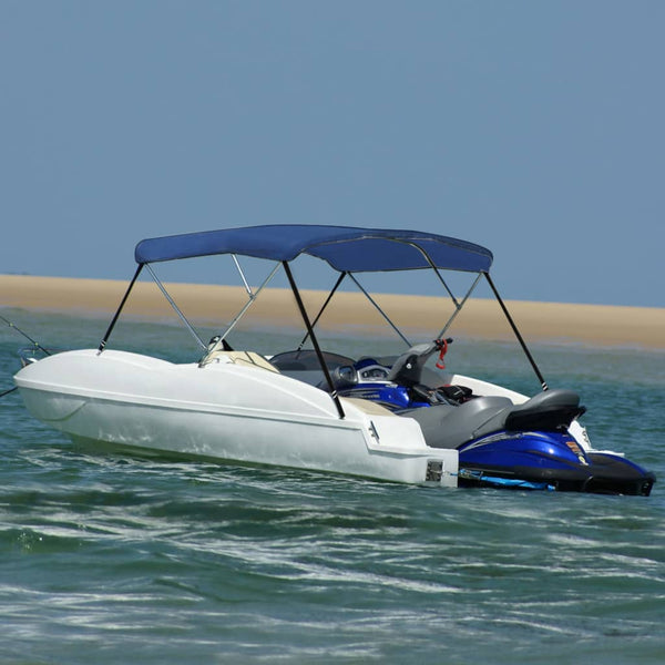 Toldo em 3 arcos Bimini 183x160x137 cm azul