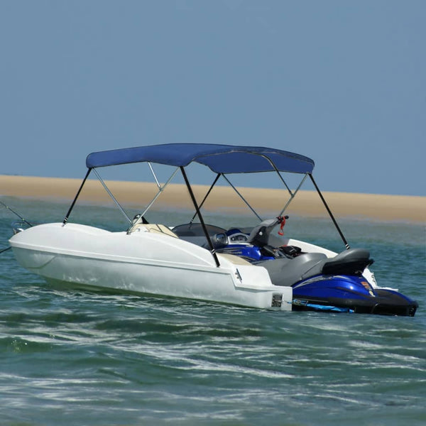 Toldo em 3 arcos Bimini 183x180x137 cm azul
