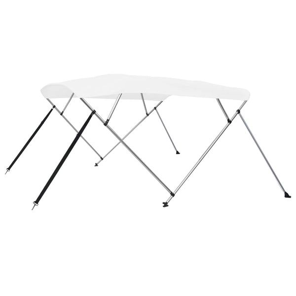 Toldo em 4 arcos Bimini 243x196x137 cm branco