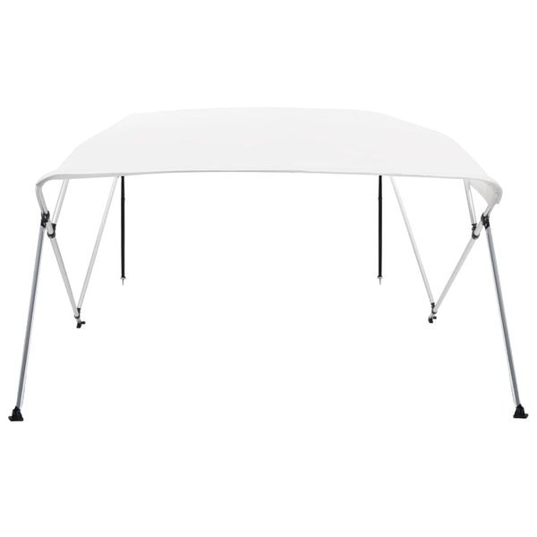 Toldo em 4 arcos Bimini 243x196x137 cm branco