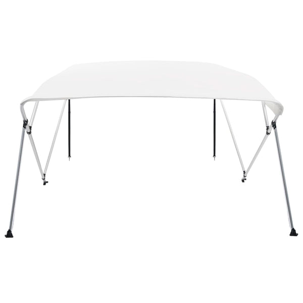 Toldo em 4 arcos Bimini 243x210x137 cm branco