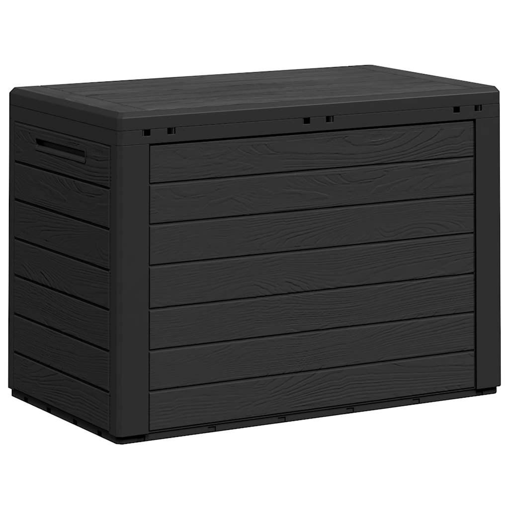 Caixa de arrumação de jardim 78x44x55 cm antracite