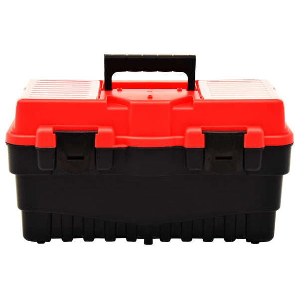 Caixa de ferramentas 462x256x242 mm plástico vermelho