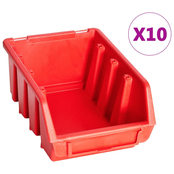 29 pcs kit caixas arrumação com painéis parede vermelho e preto