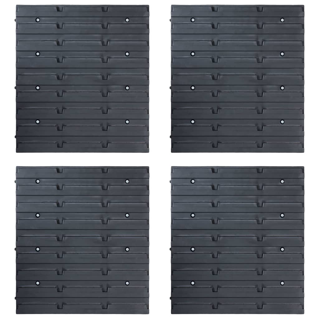 29 pcs kit caixas arrumação com painéis parede vermelho e preto