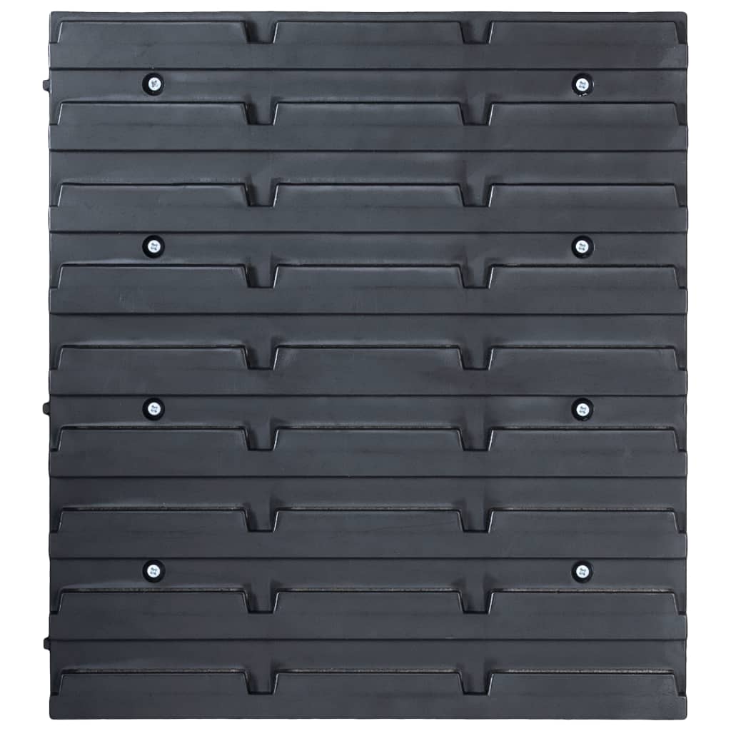 29 pcs kit caixas arrumação com painéis parede vermelho e preto