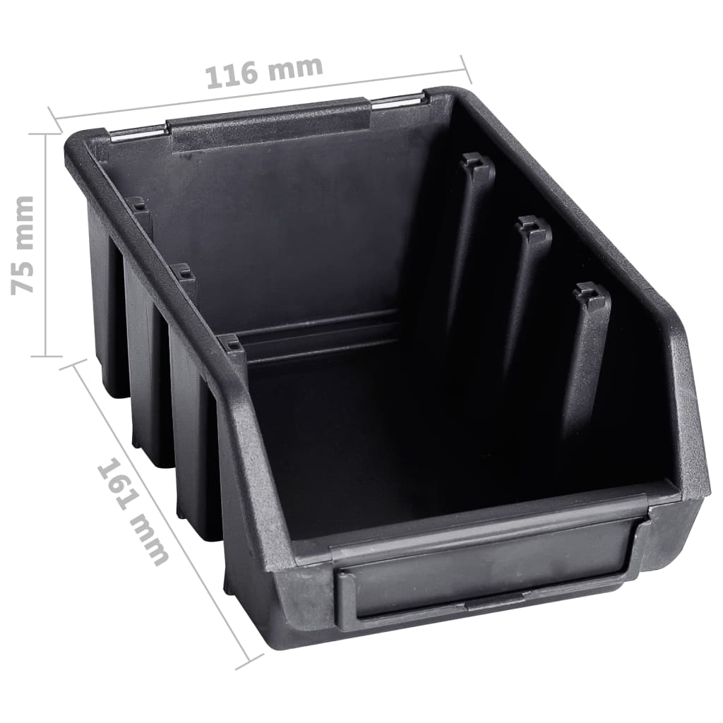29 pcs kit caixas arrumação com painéis parede vermelho e preto