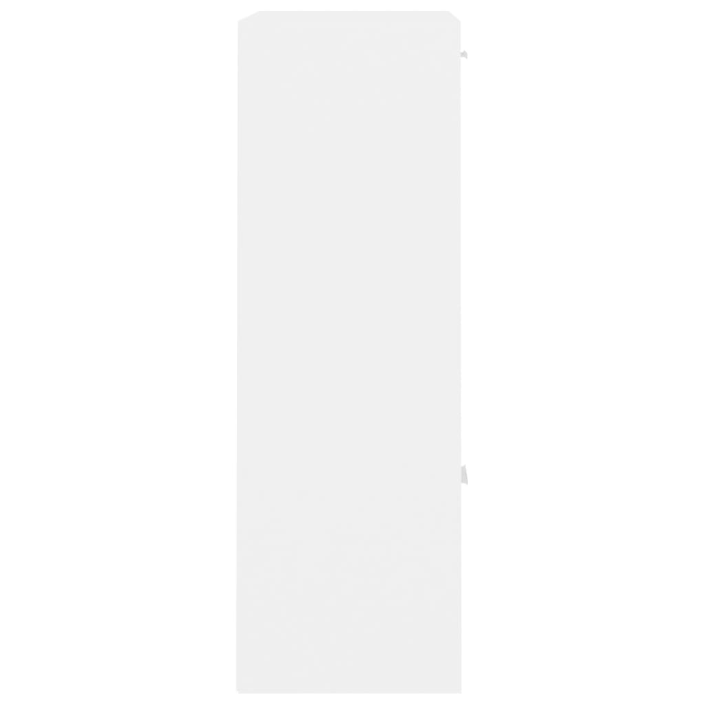 Armário de arrumação derivados de madeira branco
