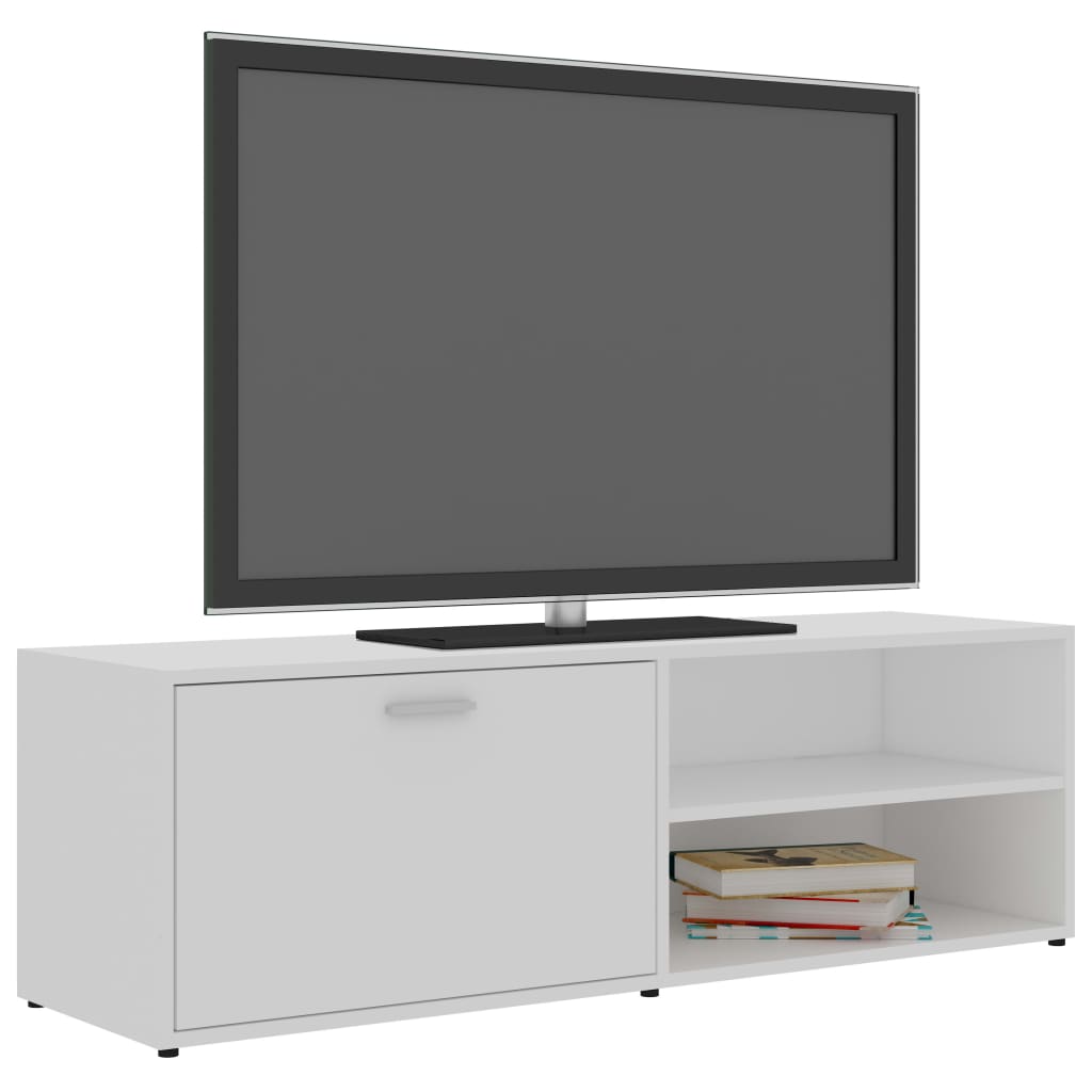 Móvel de TV 120x34x37 cm derivados de madeira branco